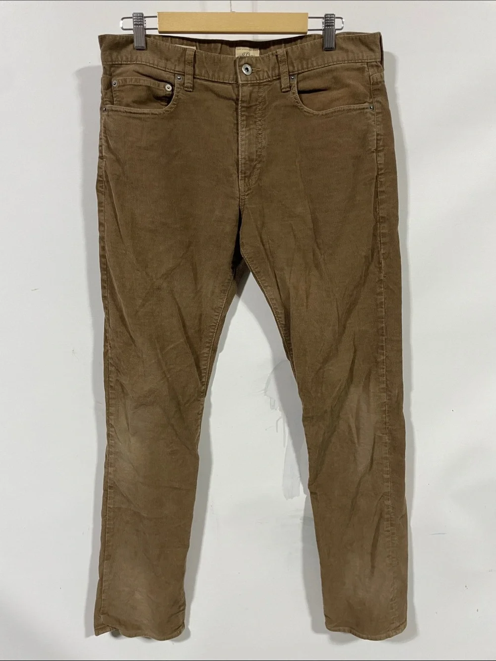 J. Crew Olive-Brown Corduroy Five-Pocket Pants